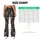 Colorful Woodland Mushrooms for Yoga, Hiking and Everyday Nature-Loving Women Outdoors Leggings - 7