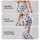 Scattered Black Paw Prints on Cool Gray for Dog Lovers’ Yoga and Everyday Activewear Leggings - 2