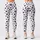 Scattered Black Paw Prints on Cool Gray for Dog Lovers’ Yoga and Everyday Activewear Leggings - 3