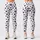 Scattered Black Paw Prints on Cool Gray for Dog Lovers’ Yoga and Everyday Activewear Leggings - 1