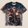 Santa Motorcycle Ride Through a Snowy Christmas Town for Holiday Adventurers All-over Print Unisex T-shirt - 5