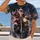 Santa Motorcycle Ride Through a Snowy Christmas Town for Holiday Adventurers All-over Print Unisex T-shirt - 2