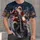 Santa Motorcycle Ride Through a Snowy Christmas Town for Holiday Adventurers All-over Print Unisex T-shirt - 1
