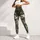Olive Green Floral Blooms for Yoga, Running, and Everyday Fitness Training and Studio Wear Leggings - 5