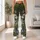 Olive Green Floral Blooms for Yoga, Running, and Everyday Fitness Training and Studio Wear Leggings - 10