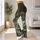 Olive Green Floral Blooms for Yoga, Running, and Everyday Fitness Training and Studio Wear Leggings - 11