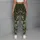 Olive Green Floral Blooms for Yoga, Running, and Everyday Fitness Training and Studio Wear Leggings - 4