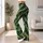 Green Celestial Star Camo for Yoga, Pilates, and Everyday Activewear Leggings - 12