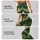 Green Celestial Star Camo for Yoga, Pilates, and Everyday Activewear Leggings - 2