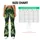Green Celestial Star Camo for Yoga, Pilates, and Everyday Activewear Leggings - 7