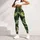 Green Celestial Star Camo for Yoga, Pilates, and Everyday Activewear Leggings - 4