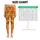 Cheerful Orange Cat And Dog Paw Motifs For Yoga, Pilates And Everyday Pet Lovers Leggings - 3