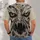 Gothic Horned Devil Face For Halloween Parties And Dark Casual Style For Men All-over Print Unisex T-shirt - 4