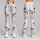 Dalmatian Puppy Paw Motifs for Playful Workouts and Casual Active Days Leggings - 9
