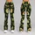 Avocado And Sage Green Fruit Motifs For Yoga And Everyday Wellness Leggings - 9