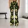 Avocado And Sage Green Fruit Motifs For Yoga And Everyday Wellness Leggings - 10