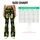 Avocado And Sage Green Fruit Motifs For Yoga And Everyday Wellness Leggings - 7
