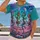 Dancing Aliens Beneath Ringed Planets for Festival Nights and Cosmic Music Lovers All-over Print Unisex T-shirt - 2