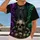 Gothic Owl And Skull With Crossed Swords For Camping And Outdoor Adventure All-over Print Unisex T-shirt - 2