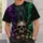 Gothic Owl And Skull With Crossed Swords For Camping And Outdoor Adventure All-over Print Unisex T-shirt - 5