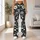 White Daisy And Blue Wildflower Blooms For Yoga, Pilates And Everyday Wear Leggings - 12