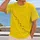 Black Ant Trail on Sunlit Yellow for Everyday Casual Style for Nature Lovers All-over Print Unisex T-shirt - 2