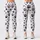 Black And White Paw Prints For Yoga Pilates And Everyday Casual Style Leggings - 3