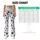 Black And White Paw Prints For Yoga Pilates And Everyday Casual Style Leggings - 7