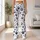 Black And White Paw Prints For Yoga Pilates And Everyday Casual Style Leggings - 12