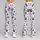 Black And White Paw Prints For Yoga Pilates And Everyday Casual Style Leggings - 9