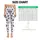 Black And White Paw Prints For Yoga Pilates And Everyday Casual Style Leggings - 3