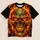 Flaming Skull and Molten Cracks for Halloween Nights and Bold Outdoor Style All-over Print Unisex T-shirt - 1