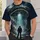 UFO Abduction Over a Foggy City for Everyday Sci-Fi Adventures and Casual Weekend Wear All-over Print Unisex T-shirt - 5