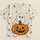 Cute Ghost Jack-O'-Lantern for Halloween Parties and Seasonal Fall Outings All-over Print Unisex T-shirt - 1