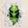 Green Alien Encounter for Sci-Fi Fans and Casual Weekend Outdoor Home Adventures All-over Print Unisex T-shirt - 1