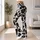 Black and White Cowhide Spots for Farmhouse Fitness Style and Everyday Activewear Women Leggings - 11