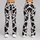 Black and White Cowhide Spots for Farmhouse Fitness Style and Everyday Activewear Women Leggings - 9