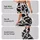 Black and White Cowhide Spots for Farmhouse Fitness Style and Everyday Activewear Women Leggings - 8