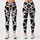 Black and White Cowhide Spots for Farmhouse Fitness Style and Everyday Activewear Women Leggings - 1