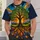 Radiant Stained Glass Tree of Life for Nature Lovers and Colorful Everyday Style All-over Print Unisex T-shirt - 5