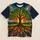 Radiant Stained Glass Tree of Life for Nature Lovers and Colorful Everyday Style All-over Print Unisex T-shirt - 1