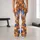 Tangerine Cats With Blue Accents For Yoga, Running And Casual Days For Cat Lovers Leggings - 10