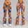 Tangerine Cats With Blue Accents For Yoga, Running And Casual Days For Cat Lovers Leggings - 9