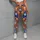 Tangerine Cats With Blue Accents For Yoga, Running And Casual Days For Cat Lovers Leggings - 4