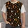 Halloween Cat, Pumpkin and Ghost Motifs for Spooky Season Casual Everyday Wear All-over Print Unisex T-shirt - 4