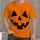 Jack O Lantern Grin for Halloween Parties and Festive October Nights All-over Print Unisex T-shirt - 4