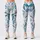 Sea Turtle and Seashell Coastal Motifs for Yoga, Running and Active Coastal Women Leggings - 3