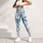Sea Turtle and Seashell Coastal Motifs for Yoga, Running and Active Coastal Women Leggings - 5