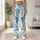 Sea Turtle and Seashell Coastal Motifs for Yoga, Running and Active Coastal Women Leggings - 12