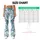 Sea Turtle and Seashell Coastal Motifs for Yoga, Running and Active Coastal Women Leggings - 7